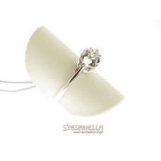 LE BEBE' I solitari modello cestino oro bianco 18kt e diamante LBB216